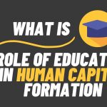 Role of Education in Human Capital Formation